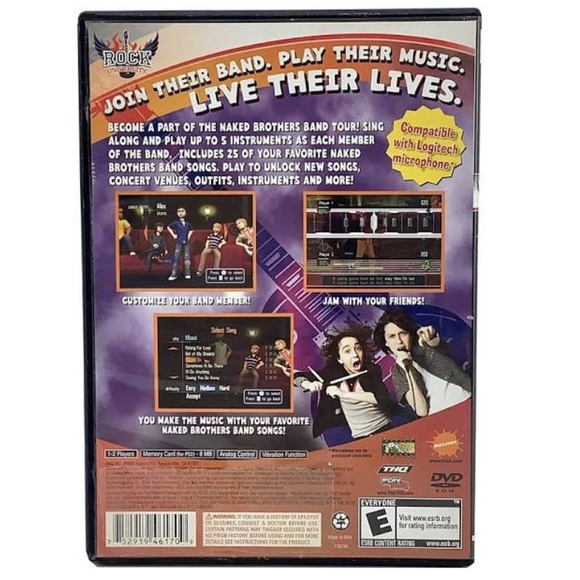 SONY PlayStation 2 "The Naked Brothers Band: The Video Game" Game - Picture 2 of 2